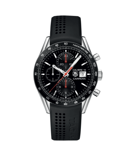 TAG Heuer Carrera Calibre 16 41 Stainless Steel / Black / Rubber